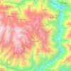 Mappa topografica Salcabamba, altitudine, rilievo