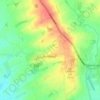 Mappa topografica Thimbleby, altitudine, rilievo