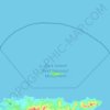 Mappa topografica Buck Island Reef National Monument, altitudine, rilievo