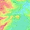 Mappa topografica Chew Stoke, altitudine, rilievo