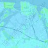 Mappa topografica Hoek, altitudine, rilievo