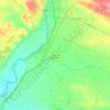 Mappa topografica Vallfogona de Balaguer, altitudine, rilievo