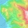 Mappa topografica Zone, altitudine, rilievo