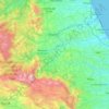 Mappa topografica Vomano, altitudine, rilievo
