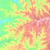 Mappa topografica Planalto Alegre, altitudine, rilievo