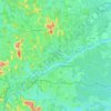 Mappa topografica Guaraná, altitudine, rilievo