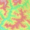 Mappa topografica Tyuni, altitudine, rilievo