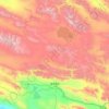 Mappa topografica 德令哈市, altitudine, rilievo