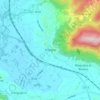 Mappa topografica Artegna, altitudine, rilievo
