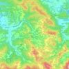 Mappa topografica Giusvalla, altitudine, rilievo