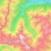 Mappa topografica Stilfs - Stelvio, altitudine, rilievo
