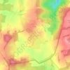 Mappa topografica Croix, altitudine, rilievo