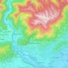 Mappa topografica Valdobbiadene, altitudine, rilievo