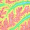 Mappa topografica Sankt Anton am Arlberg, altitudine, rilievo