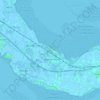 Mappa topografica Krabbendijke, altitudine, rilievo