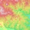 Mappa topografica Blackwood, altitudine, rilievo