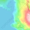 Mappa topografica Ponte, altitudine, rilievo