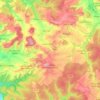 Mappa topografica Colombey-les-Deux-Églises, altitudine, rilievo