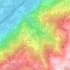 Mappa topografica Isérables, altitudine, rilievo