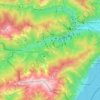 Mappa topografica Centovalli, altitudine, rilievo