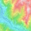 Mappa topografica Saint-Julien-Mont-Denis, altitudine, rilievo