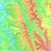 Mappa topografica La Biesme, altitudine, rilievo