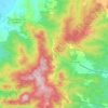 Mappa topografica Sassetta, altitudine, rilievo