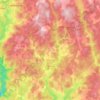 Mappa topografica Palisse, altitudine, rilievo