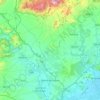 Mappa topografica Molina de Segura, altitudine, rilievo