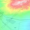 Mappa topografica 茫崖镇, altitudine, rilievo