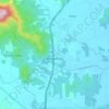 Mappa topografica Rio Bonito, altitudine, rilievo