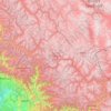 Mappa topografica Lahaul and Spiti District, altitudine, rilievo