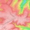 Mappa topografica 53937, altitudine, rilievo