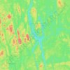 Mappa topografica Mattagami Lake, altitudine, rilievo