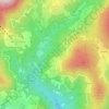 Mappa topografica Aranno, altitudine, rilievo