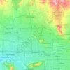 Mappa topografica Phoenix, altitudine, rilievo