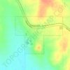 Mappa topografica Coronach, altitudine, rilievo