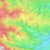 Mappa topografica Mosset, altitudine, rilievo