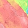Mappa topografica Tiggiano, altitudine, rilievo
