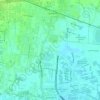 Mappa topografica Cisaranten Kidul, altitudine, rilievo