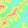 Mappa topografica Ostra Vetere, altitudine, rilievo