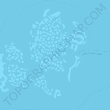 Mappa topografica العالم, altitudine, rilievo