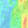 Mappa topografica Yarmouth, altitudine, rilievo