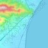 Mappa topografica Ceriale, altitudine, rilievo