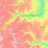 Mappa topografica Huancavelica, altitudine, rilievo
