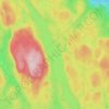 Mappa topografica Friday Lake, altitudine, rilievo