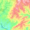 Mappa topografica Pedras Altas, altitudine, rilievo