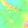 Mappa topografica Oljato-Monument Valley, altitudine, rilievo