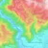 Mappa topografica Pove del Grappa, altitudine, rilievo