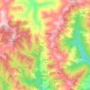 Mappa topografica Palmiano, altitudine, rilievo